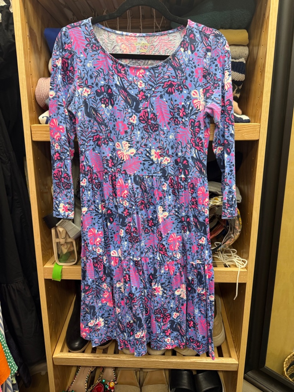 Lilly Pulitzer Purple Floral Mini Dress